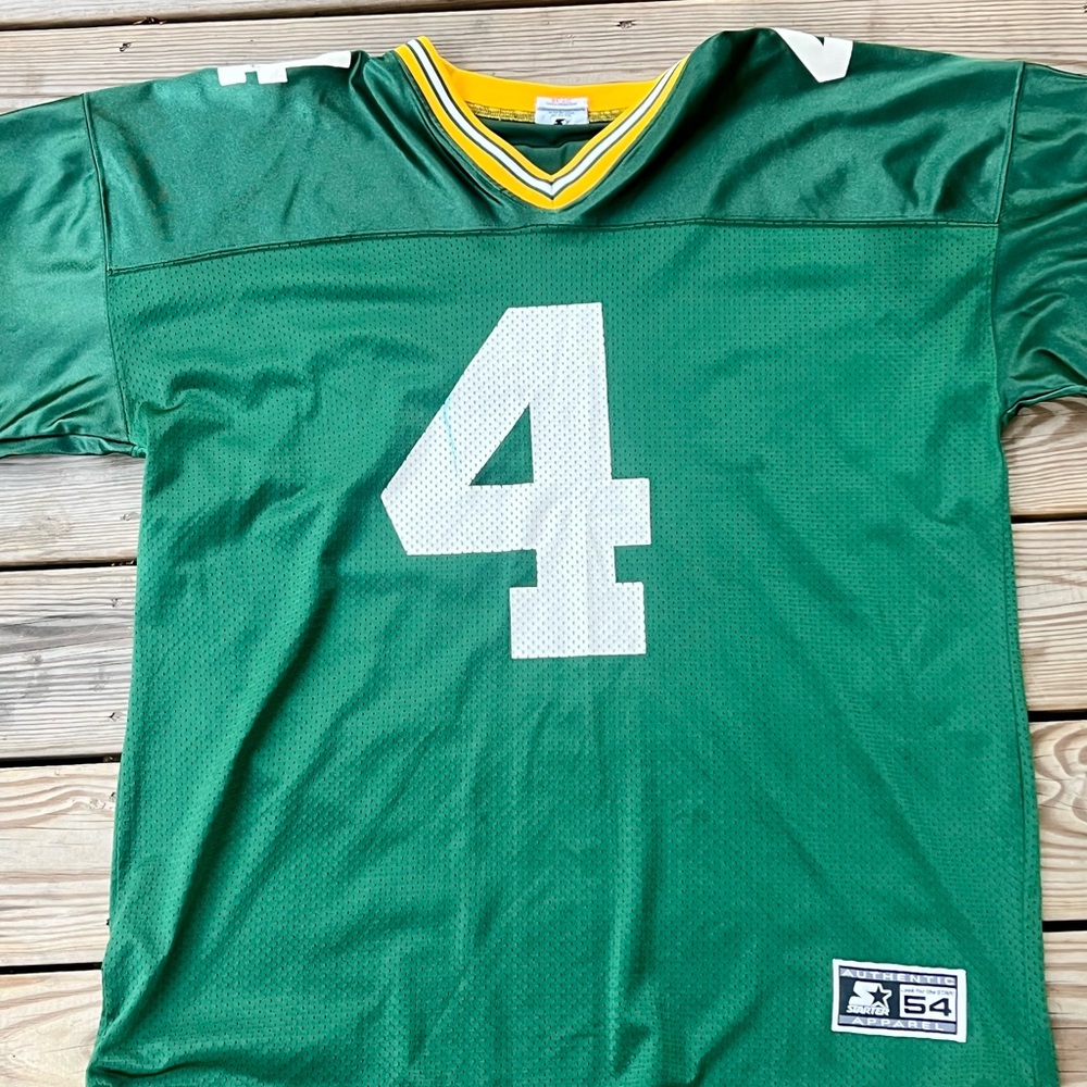 Green Brett Favre NFL Jersey.
